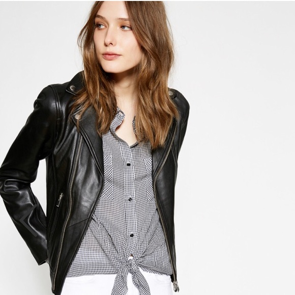 kooples leather jacket womens